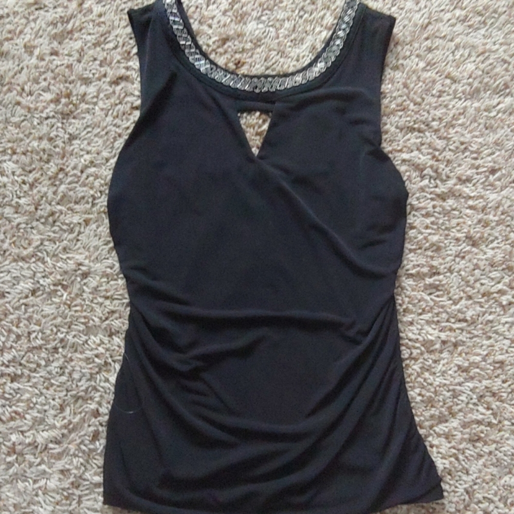 A.Byer beaded black top xlarge